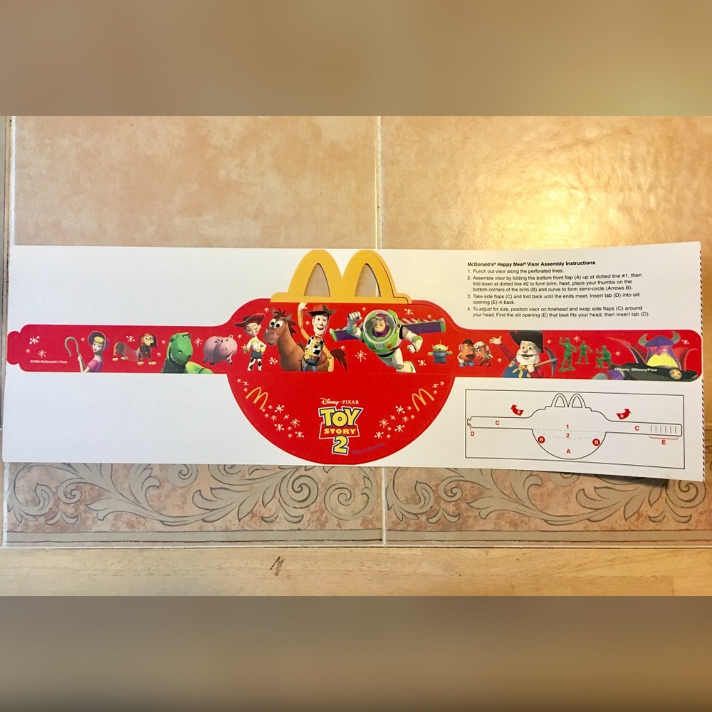 McDonald’s Toy Story visor